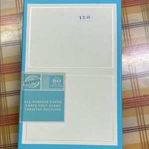 All-Purpose Blank Cards brand new unopened box